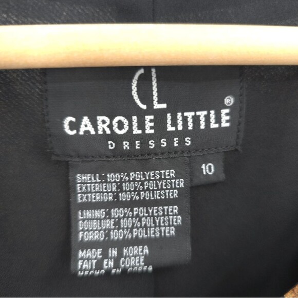 Vintage 90s Carole Little Midi Dress Forest Fairy Boho Geometric Print Grunge - Picture 11 of 15